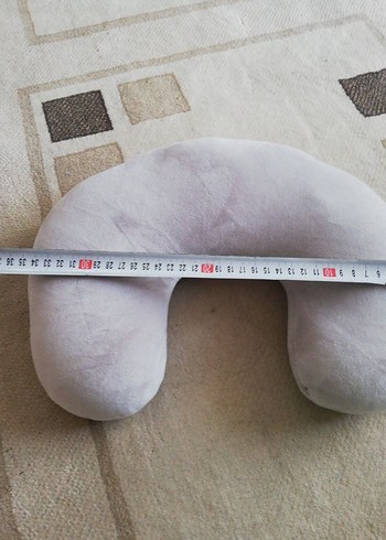 Gri Boyun Destek Yastığı ve uyku arkadaşı - Görsel 7
