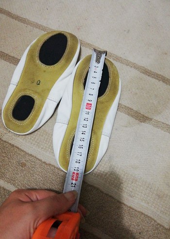 Kız Çocuk Beyaz Bale Ayakkabısı deri - Görsel 6