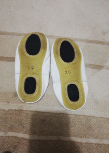 Kız Çocuk Beyaz Bale Ayakkabısı deri - Görsel 2