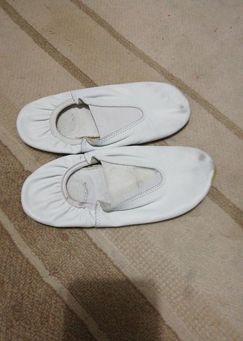 Kız Çocuk Beyaz Bale Ayakkabısı deri - Görsel 3