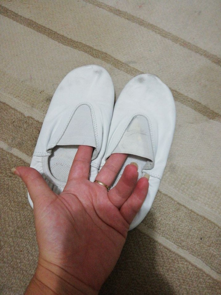 Kız Çocuk Beyaz Bale Ayakkabısı deri - Görsel 4