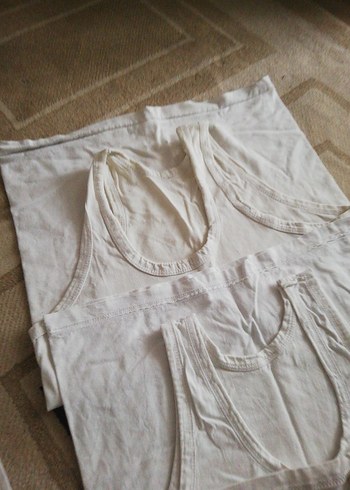 Beyaz Çocuk Atlet 5 adet - Görsel 6