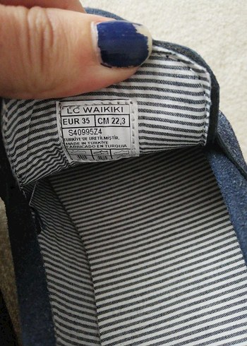 Mavi Süet Erkek Çocuk Loafer Ayakkabı - Görsel 5