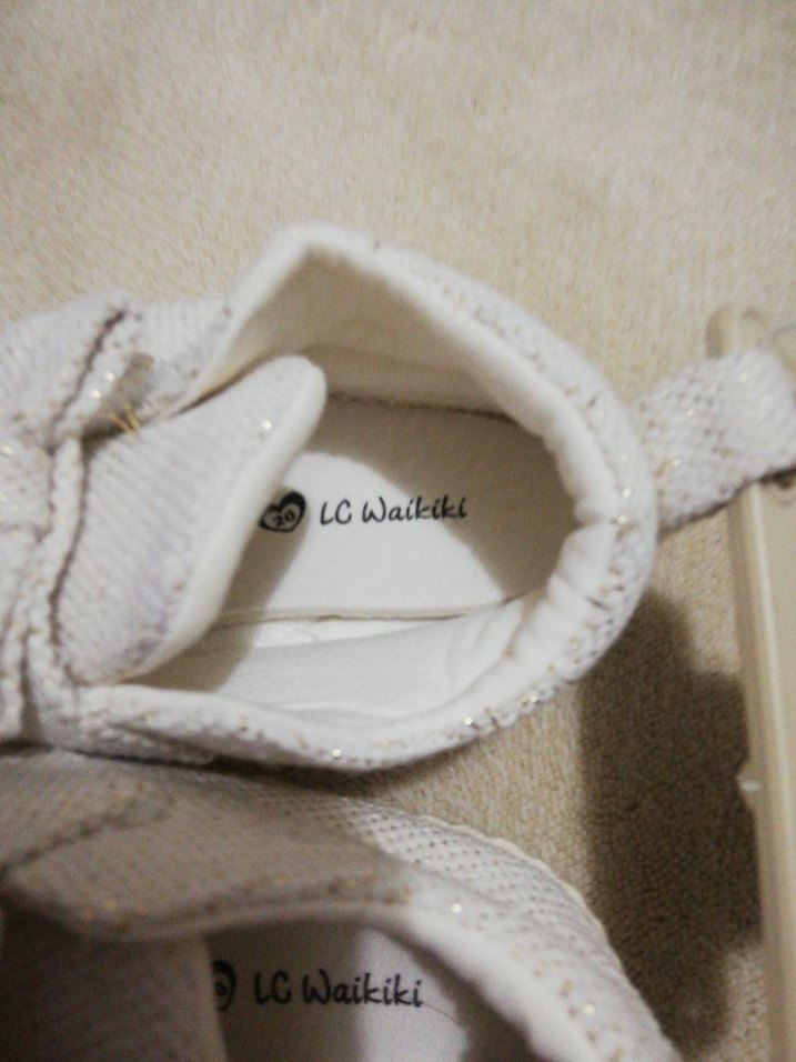 Kız Bebek Beyaz İlk Adım Ayakkabısı - Görsel 4