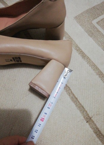 Bej Kadın Topuklu Stiletto Ayakkabı - Görsel 6