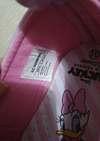 Kız Çocuk Pembe Baskılı Cırt Cırtlı Babet - Görsel 5