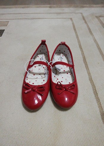 Kız Çocuk Kırmızı Tokalı Babet Ayakkabı 36 no - Görsel 5