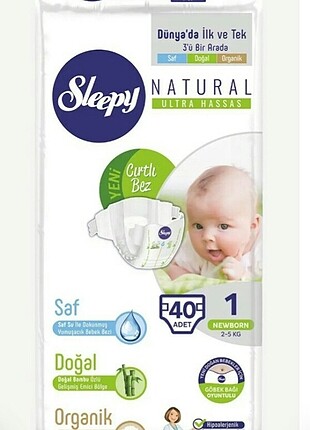Bebek bezi 2-5 kg Sleepy 