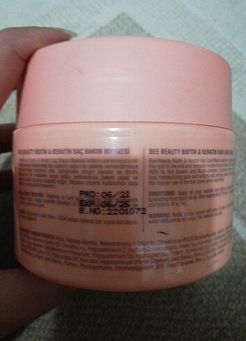 Bee Beauty Biotin & Keratin Saç Bakım Maskesi 300 ml

 - Görsel 5