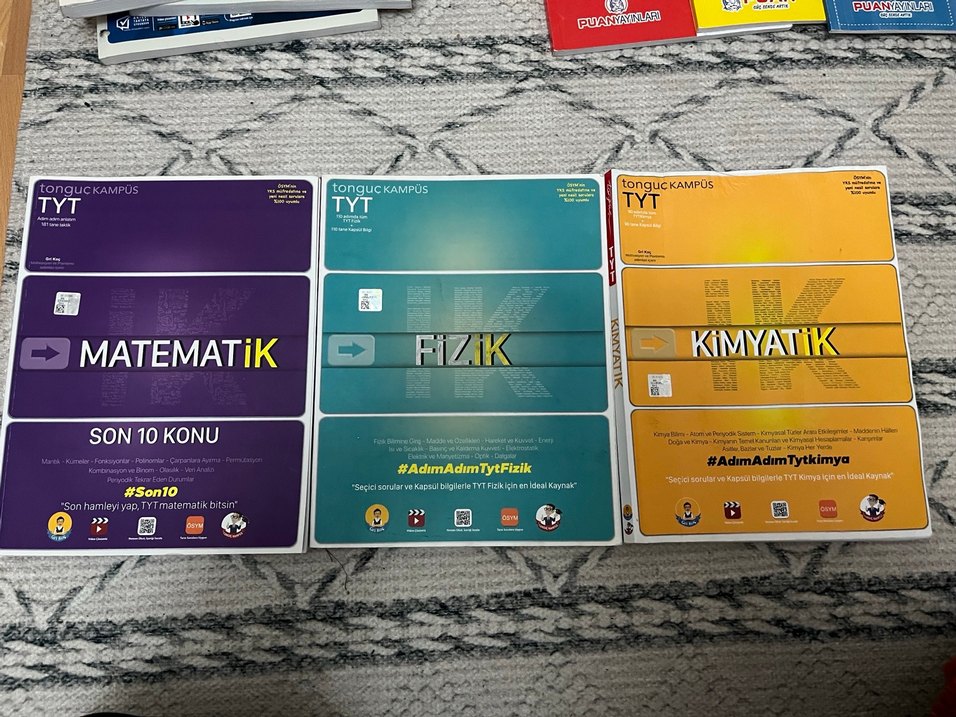 Tyt ayt test kitapları - Görsel 2