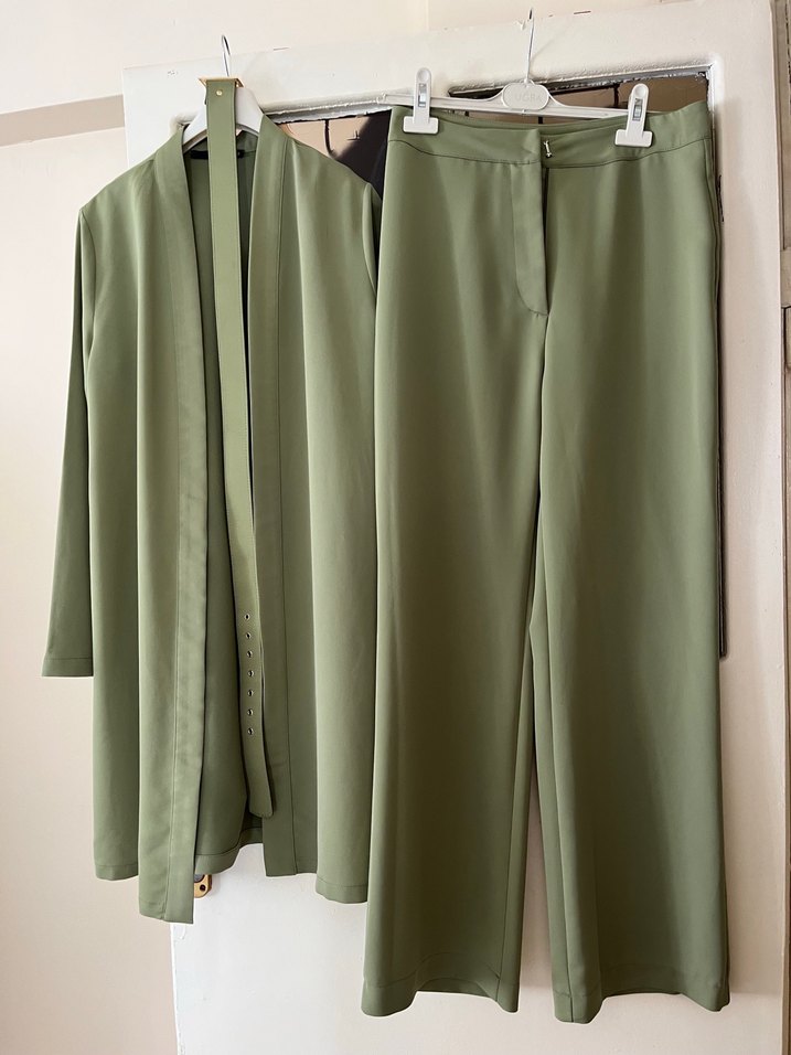 Tuğba pantolonlu takım - Görsel 4