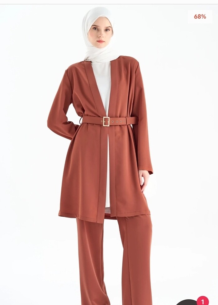 Tuğba pantolonlu takım - Görsel 3