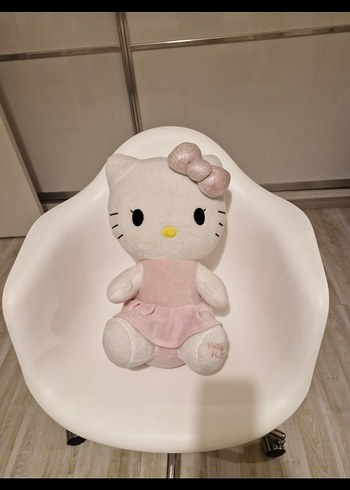 Pastel Pembe Hello Kitty Peluş Oyuncak - Görsel 3