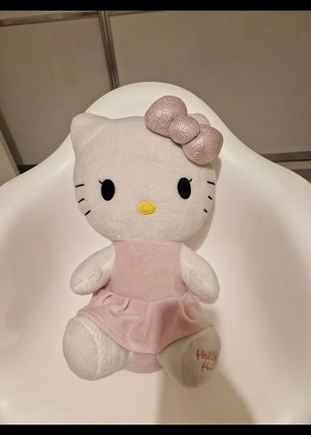 Pastel Pembe Hello Kitty Peluş Oyuncak - Görsel 2
