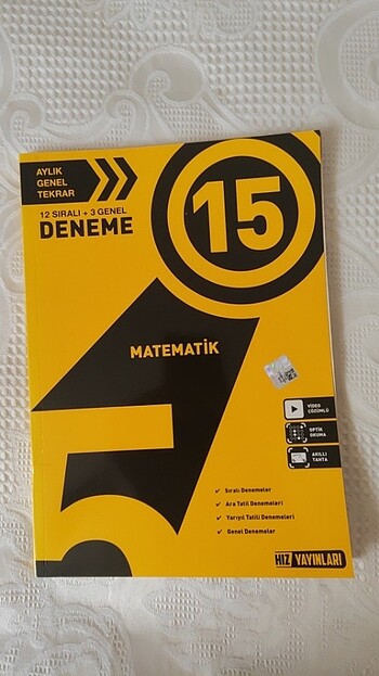 Hız yayınları 5. Sınıf matematik deneme