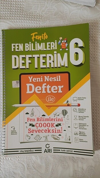 Arı yayınları Fenito fen bilimleri akıllı defter