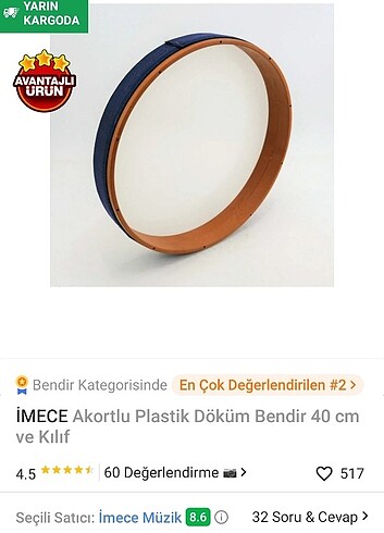sıfır plastik bendir