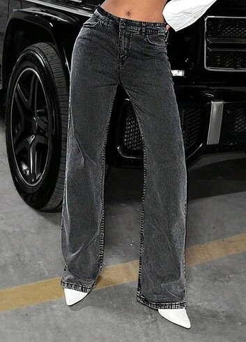 siyah mom jean