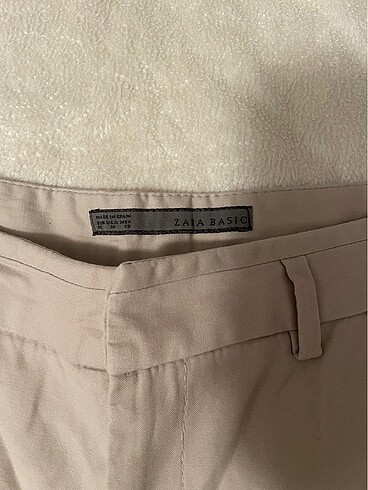 Zara Zara Basic Bej şort