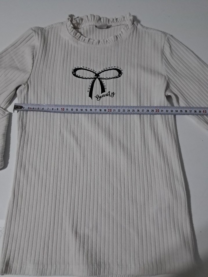 Lcw ekru Kız Çocuk Triko Tişört - Görsel 4