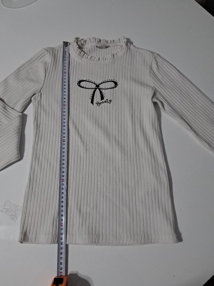 Lcw ekru Kız Çocuk Triko Tişört - Görsel 3