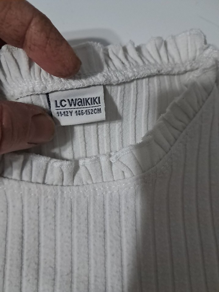 Lcw ekru Kız Çocuk Triko Tişört - Görsel 2