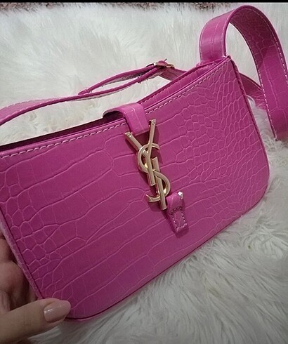 Ysl pembe çanta