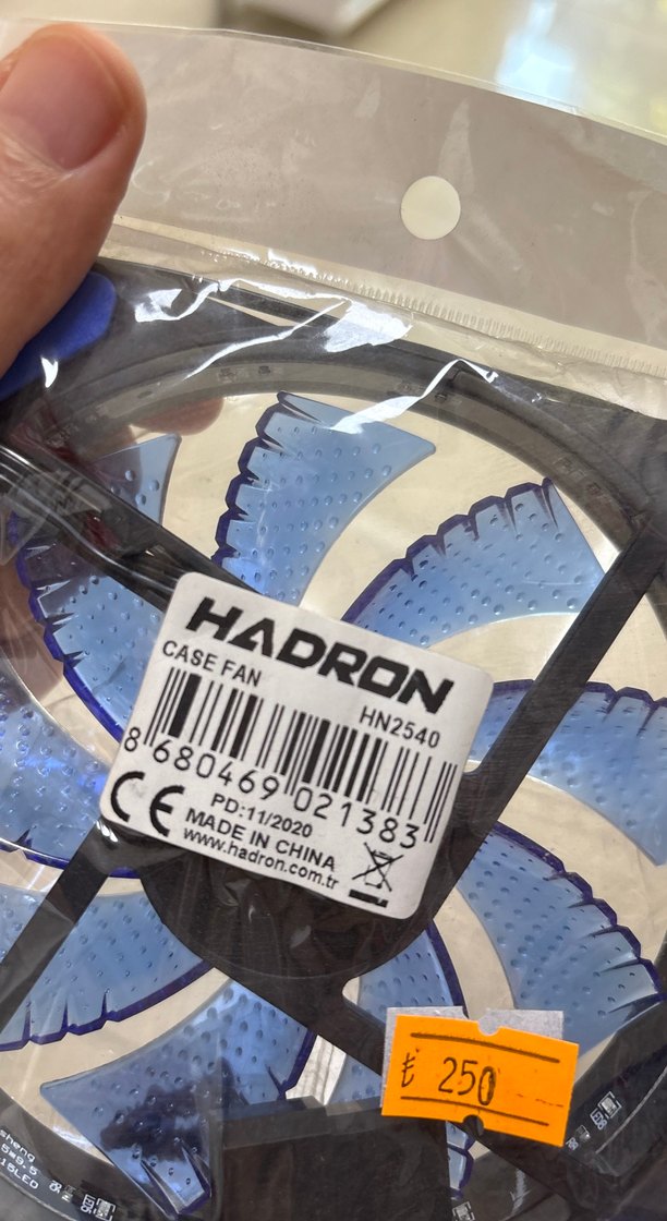 Hadron Mavi Kasa Fanı 120mm - Görsel 3