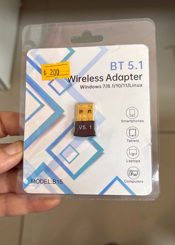 Altın Renkli Kablosuz Bluetooth Adaptör B15