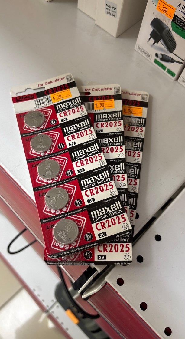 Maxell CR2025 Hesap Makinesi Pili 5'li Paket - Görsel 2