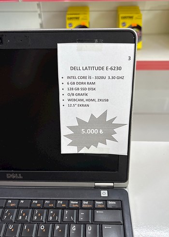 Dell Latitude E 6230 Siyah Dizüstü Bilgisayar - Görsel 2