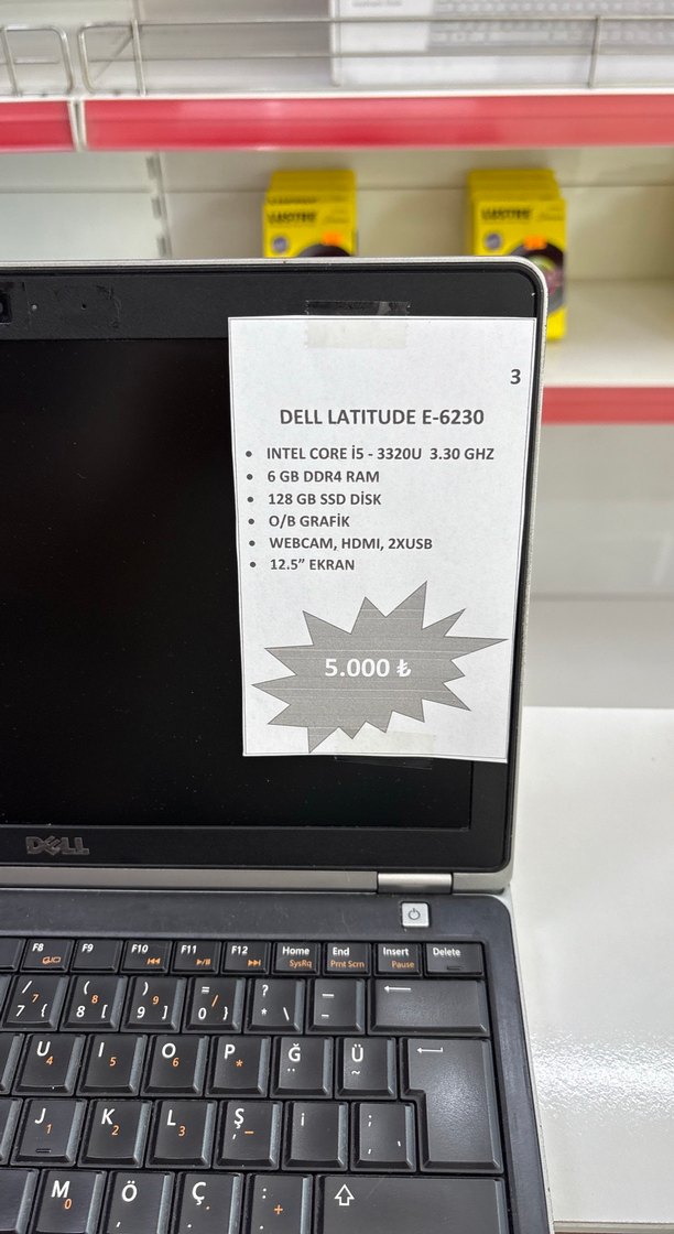 Dell Latitude E 6230 Siyah Dizüstü Bilgisayar - Görsel 2