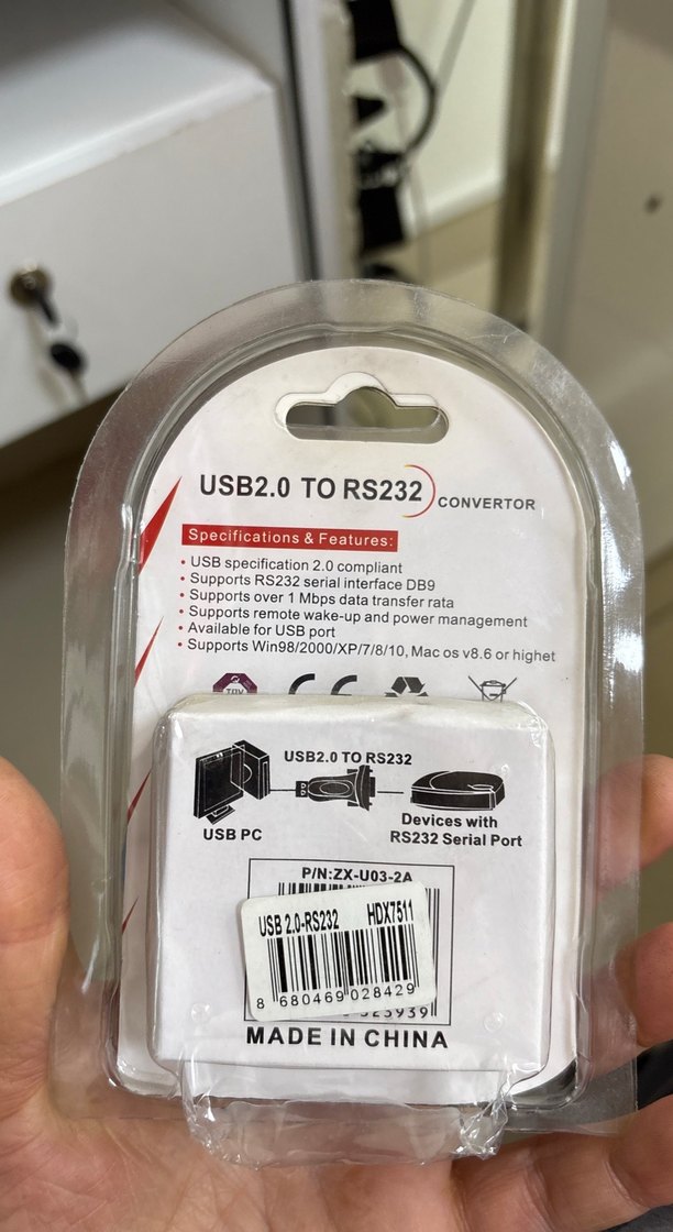 RS232 Seri Arayüz Dönüştürücü USB 2.0 Gri - Görsel 2