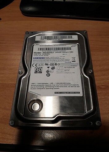 320 gb bilgisayar harddisk
