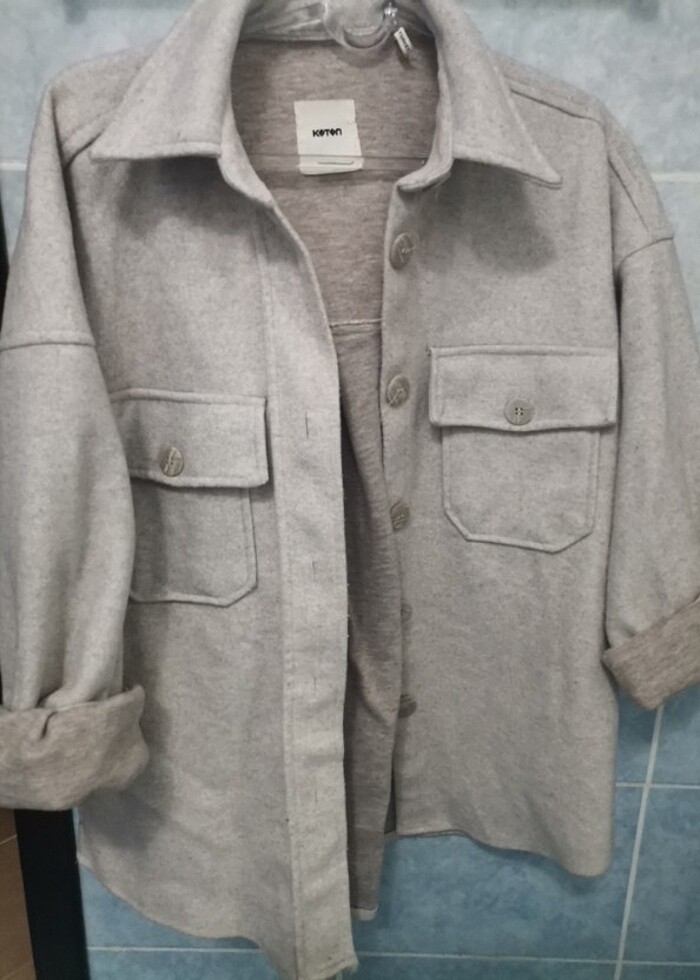 Koton marka gömlek ceket  - Görsel 2