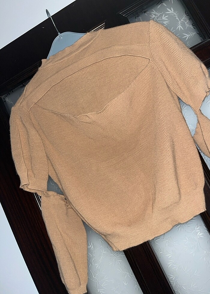 Krem rengi üst - Görsel 3