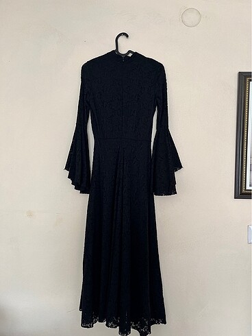 Siyah abiye elbise - Görsel 6