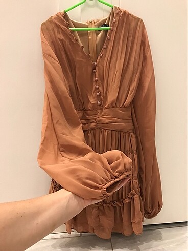 Forever New Kahverengi mini elbise