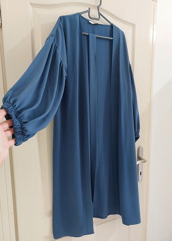 Gevşek Kesim Uzun Kollu Mavi Kadın ikili takım - Görsel 2