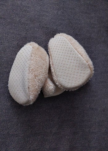 Bebek Nakışlı Bej Sıcak Ev Botu - Görsel 3