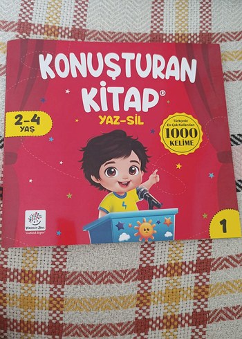 Konuşturan Yaz-Sil Kitap 2-4 Yaş -Yükselen zeka