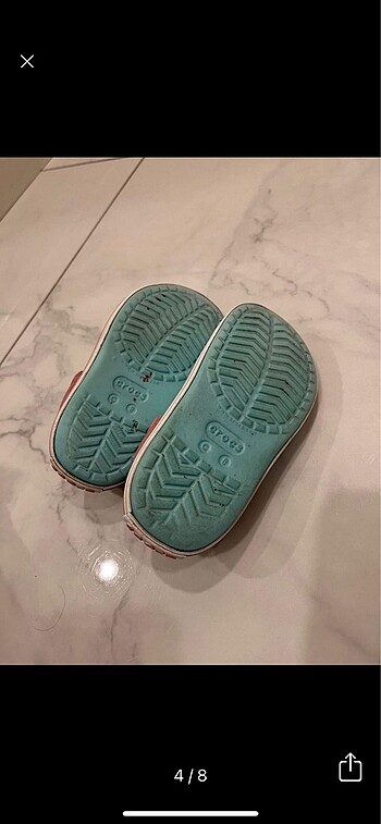 23 Beden turkuaz Renk Crocs C8