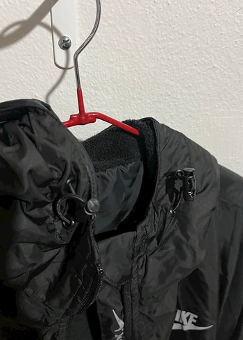 Nike Siyah Fermuarlı Unisex Yağmurluk - Görsel 8