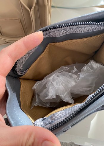 Gri Deri Kadın Omuz Çantası - Görsel 2