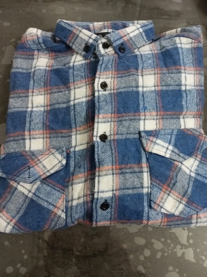 Mavi Kareli Benalli Erkek Gömlek - Görsel 3