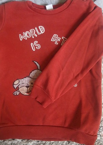 Gri Örgü Erkek Çocuk Kazak - Görsel 4