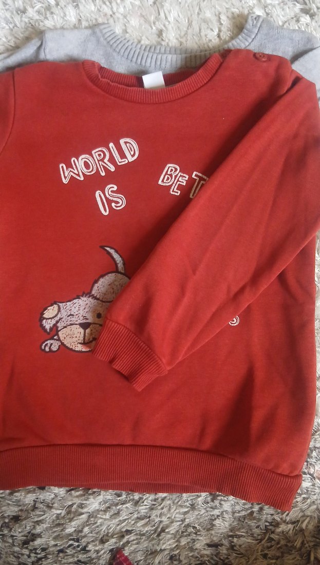 Gri Örgü Erkek Çocuk Kazak - Görsel 4