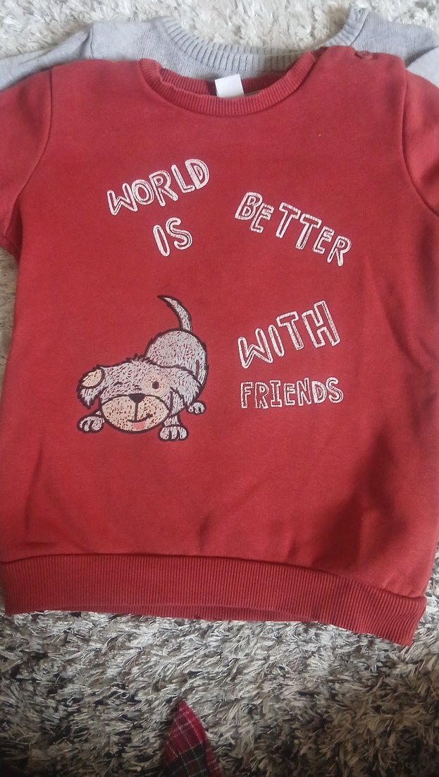 Gri Örgü Erkek Çocuk Kazak - Görsel 3