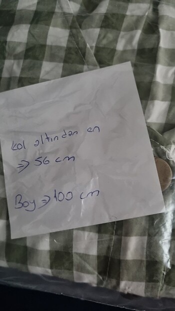 46 Beden yeşil Renk Elbise