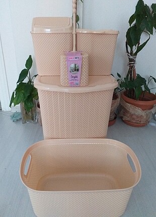 ideal plastik 5 parça banyo seti